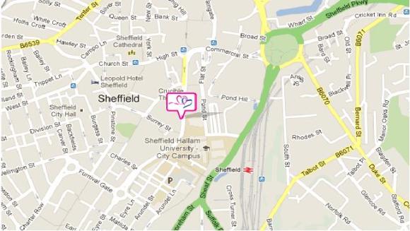 race for life map sheffield